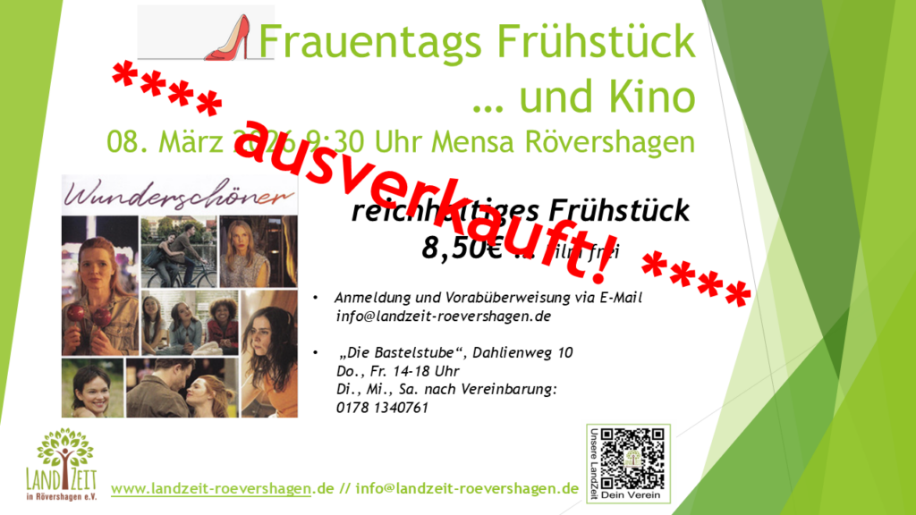 Frauentagsfrühstück und Kino ausverkauft März 2026